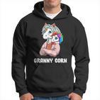 Oma Mais Oma Einhorn Lustiges Oma Einhorn Hoodie