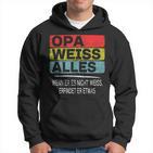 Opa Weiss Alles Werde Grandpa Lustig Enkelin Oma Weltbester Hoodie