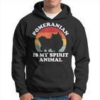 Pomeranian Is My Spirit Tierliebhaber Hoodie