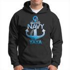 Proud Navy Yaya Geschenk Lover Veteranen Day Hoodie