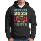 Rentner 2023 Rente Spruch Retro Vintage Hoodie