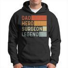 Retro-Sonnenuntergang-Chirurg-Vati Hoodie