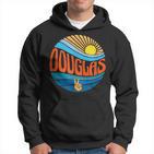 Vintage Douglas-Hemd mit Sonnenuntergang & Groovy Batikmuster Hoodie