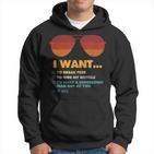 I Want To Ride My Bicycle I Sonnenbrillen Hoodie