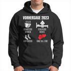 Werdender Papa  Werdende Mama Vorhersage 2023 Babyparty Hoodie