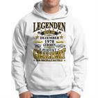 Dezember 1978 Legenden Hoodie, 45. Geburtstag Lustiges Tee