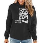 66 Geburtstag Frauen Männer Limited Edition Januar 1957 Frauen Hoodie