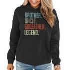 Bruder Onkel Patenvater Legende Onkel Geburtstag Frauen Hoodie