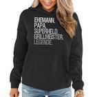 Ehemann Papa Grillmeister Frauen Hoodie