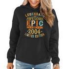 Est 2004 Limited Edition 18 Geburtstag Geschenke 18 Jahre Alt Frauen Hoodie