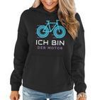 Fahrrad I Fahrradfahren Triathlon Training I Sprüche Frauen Hoodie