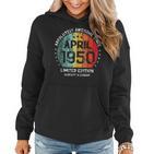 Fantastisch Seit April 1950 Männer Frauen Geburtstag Frauen Hoodie