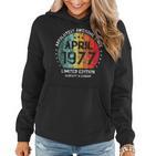 Fantastisch Seit April 1977 Männer Frauen Geburtstag Frauen Hoodie