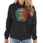 Fantastisch Seit Juli 1977 Männer Frauen Geburtstag Frauen Hoodie