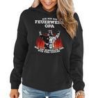 Feuerwehr Opa Cooler Opa Feuerwehrmann Frauen Hoodie