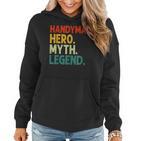 Heimwerker Held Hoodie für Herren, Mythos Legende im Vintage-Stil