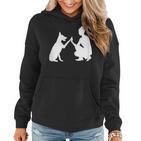 Hund Und Frauchen Beste Freunde Frauen Hoodie