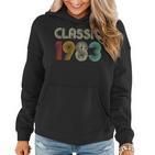 Klassisch 1983 Vintage 40 Geburtstag Geschenk Classic Frauen Hoodie