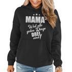 Mutter Mama Drillinge Drillingsmama Mom Hoch 3 Kinder Lustig Frauen Hoodie