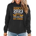 Rente 2023 Eine Echte Legende Verlässt Das Gelände V2 Frauen Hoodie