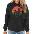 Scottish Terrier Hundeliebhaber Im Retro-Stil 70Er-Jahre Frauen Hoodie