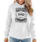 Legenden Wurden Im 1942 Geboren 81 Geburtstag 81 Jahre Frauen Hoodie