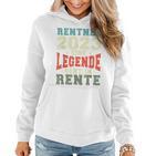 Rentner 2023 Rente Spruch Retro Vintage V2 Frauen Hoodie