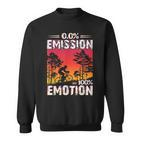 0 Emission 100 Emotion Anti E-Bike Fahrradfahrer Sweatshirt