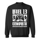 13 Jahre Geburtstags Junge Gamer Level 13 Complete Sweatshirt