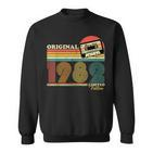 1982 Jahrgang 40 Geburtstag Retro Vintage Herren Geschenk Sweatshirt