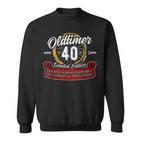 40 Geburtstag Oldtimer Model 40 Jahre Geburtstag Geschenk Sweatshirt