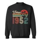 71 Jahre Vintage 1952 Sweatshirt für Frauen & Männer, 71. Geburtstag