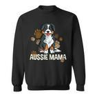 Australian Shepherd Mama Mutter Hund Spruch Aussie Sweatshirt