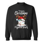 This Is My Christmas Baseball-Pyjama Für Mama Frauen Mädchen Sweatshirt