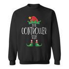 Controller Elf Gamer Familie Passender Pyjama Weihnachten Sweatshirt