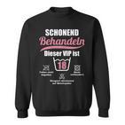 Damen 18. Geburtstag Sweatshirt, Jahrgang 2004, Frau & Mädchen Feier