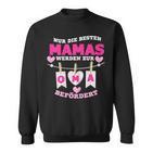Damen Nur Die Besten Mamas Werden Zur Oma Befördert Sweatshirt
