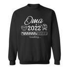 Damen Oma 2022 Loading Sweatshirt, Schwangerschaftsverkündung