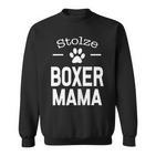 Damen Stolze Boxer Mama Dog Hunde Mutter Haustier Sweatshirt