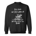 Das Geschenk Für Angler Zum 60 Geburtstag Rute Halten Sweatshirt