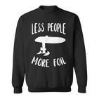 Efoil Less People More Elektrisches Hydrofoil-Surfbrett Sweatshirt