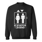 Elevator Legend Aufzug Techniker V2 Sweatshirt
