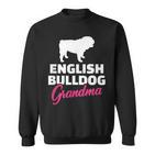 Englische Bulldogge Oma Sweatshirt