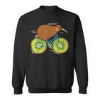 Fahrrad Neuseeland Lustige Kiwi Auf Einem Fahrrad idee Sweatshirt