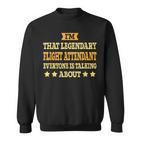 Flugbegleiter Jobtitel Mitarbeiter Lustiger Flugbegleiter Sweatshirt