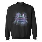 Galaxy Axolotl Weltraumastronaut Mexikanischer Salamander Sweatshirt