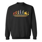 Gamer Pc Games Gaming Konsolen Zocken Retro Evolution Gamer Sweatshirt