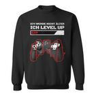 Gaming Zocken Konsole Ps5 Level Up Geburtstag Gamer Spruch Sweatshirt