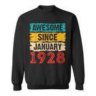 Geschenke Zum 95 Geburtstag 95 Januar 1928 Sweatshirt