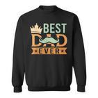 Herren Bester Papa Aller Zeiten Vatertag Papas Geburtstag Sweatshirt